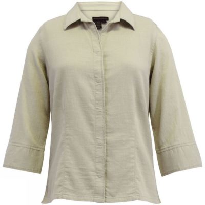 Camisa Royal Robbins Cool Mesh 3/4 Sleeve Mujer Beige - Chile MAP346791